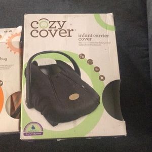 Cozy cover infant carrier cover/sun and bug cover